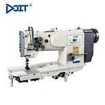 Single and double needle compound feed lockstitch sewing machine